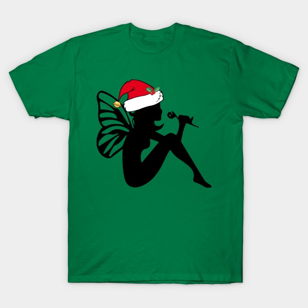 Cute Christmas Fairy T-Shirt by epiclovedesigns